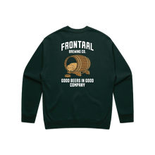 Load image into Gallery viewer, Frontaal Brewing Company Simcoe Sweater Groen achterkant