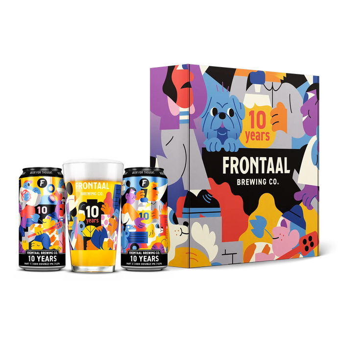 Hedof x Frontaal 10 Years Anniversary Box Speciaalbier kunst Breda
