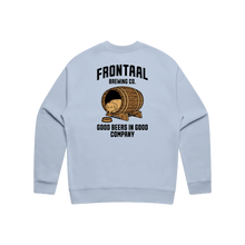 Load image into Gallery viewer, Frontaal Brewing Company Simcoe Sweater Blauw Achterkant
