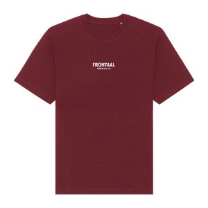 T-shirt Bordeaux Rood Frontaal Brewing Company