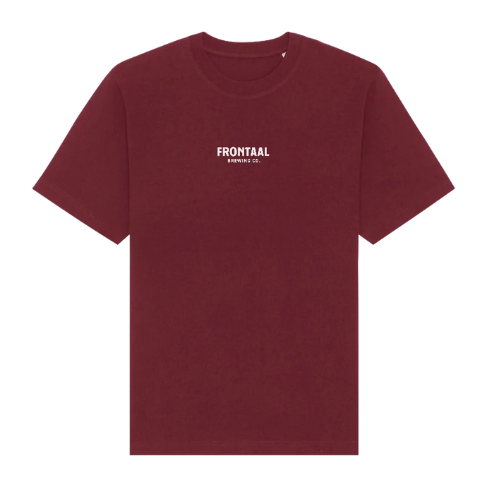 T-shirt Bordeaux Rood Frontaal Brewing Company