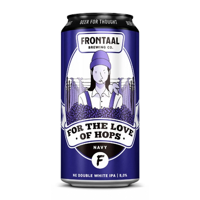 For the Love of Hops (Navy) - New England White IPA -Frontaal Brewing Company