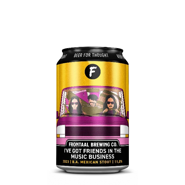 I've got friends in the music business - B.A.  Mexican Stout - Frontaal