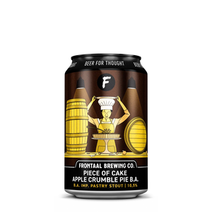 piece of cake apple crumble pie barrel aged BA Frontaal Brewing Company Imperial pastry stout