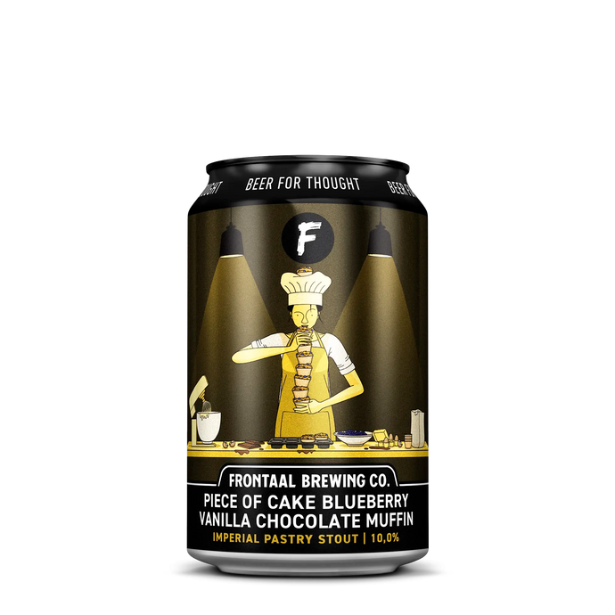 Imperial Pastry Stout - Blueberry Vanilla Chocolate Muffin - Piece of Cake -Frontaal Brewing Company