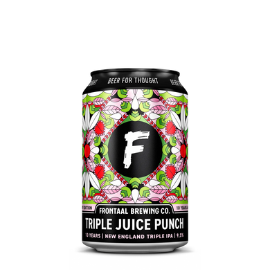 Triple Juice Punch - 10 years edition Triple New England IPA Frontaal brewing Company breda